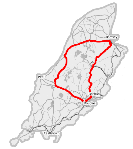 Snaefell Map
