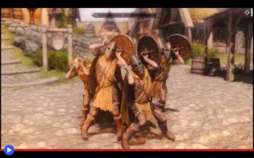 Dancing Skyrim