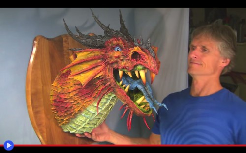 Paper Mache Dragon 2