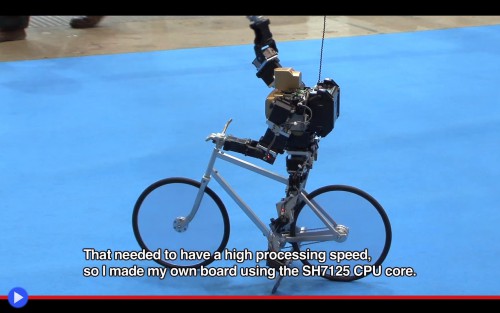 Bycicling robot