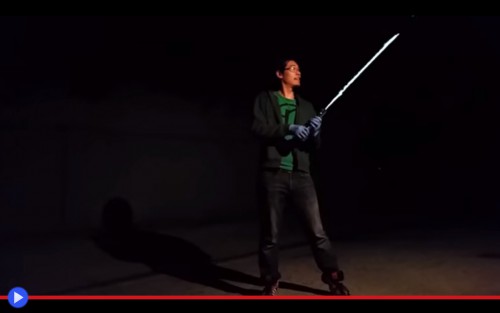 Lightsaber fire